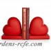 Wrought Studio Red Hearts Book End VRKG5501